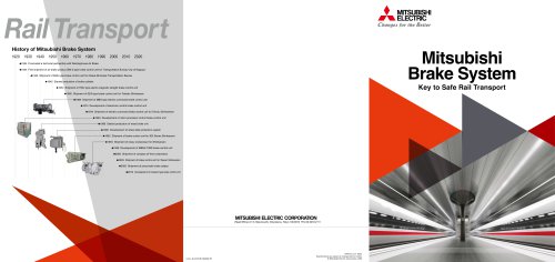 Mitsubishi Electric Brake System - Key to Safe Rail Transport