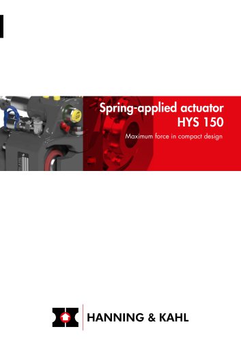 Spring-applied actuator HYS 150