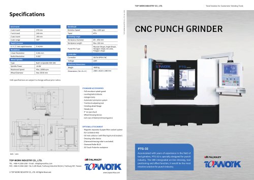 CNC PUNCH GRINDER
