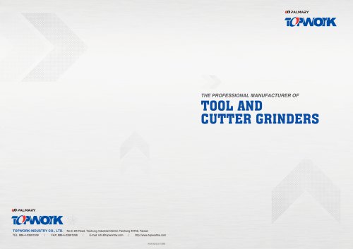 TOOL AND CUTTER GRINDERS