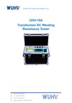 UHV-10A Transformer DC Resistance Tester-Catalog