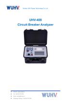 UHV-408 Circuit Breaker Analyzer-Catalog