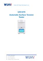 UHV-670 Automatic Interfacial Tension Tester-Catalog