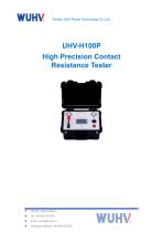 UHV-H100P High Precision Contact Resistance Tester -Catalog