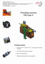 Threading machine F60 type V