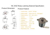 WL0432 Rotary Solenoid 90 Degree Application