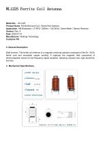 WL1225 Ferrite Coil Antenna