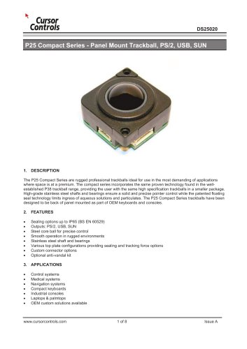 P25 Compact Trackball