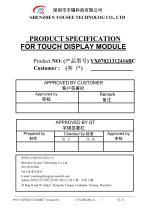 Yousee Display module TFT LCD YX07021312416BC