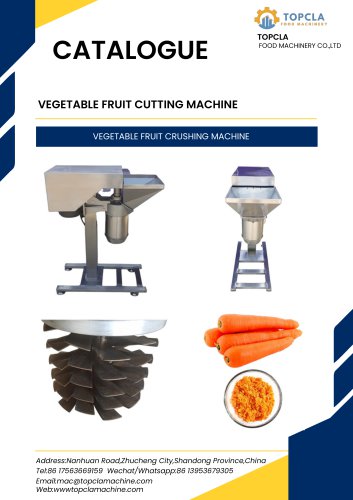 VEGETABLE FRUIT CRUSHING MACHINE