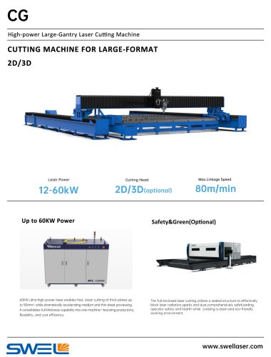 High-power Large-Gantry Laser Cutting Machine