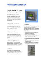 Product data sheet Oxymaster II 16P