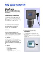Product data sheet OxyTrans II KF