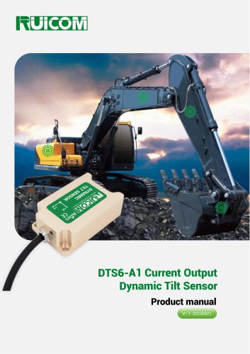 DTS6-A1 Current Output Dynamic Tilt Sensor