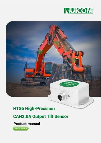HTS6 High-Precision CAN2.0A Output Tilt Sensor