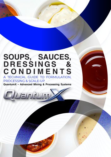 Processing Soups, Sauces, Dressing, and Condiments