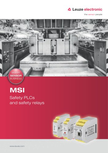 MSI - Safety PLCs and safety relays