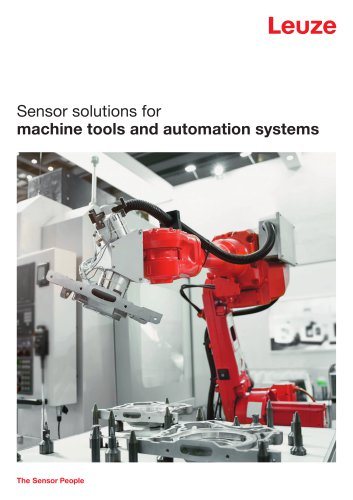 Sensor solutions for Machine Tools