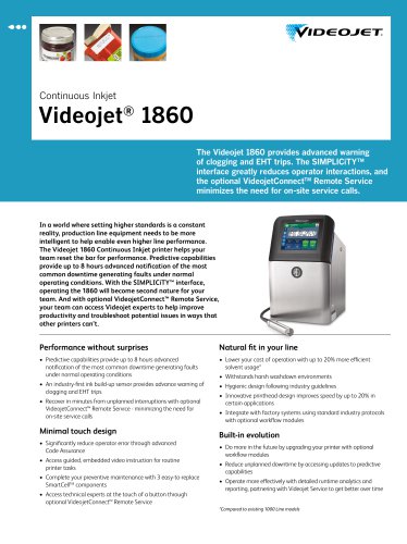 1860 Spec Sheet