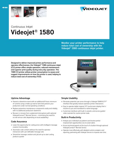 Videojet® 1580