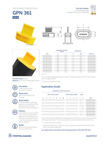 Data sheet GPN 361