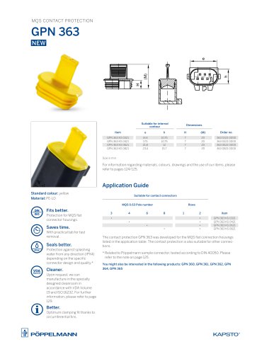 Data sheet GPN 363