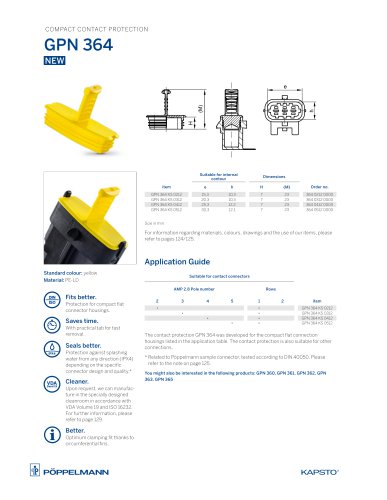 Data sheet GPN 364