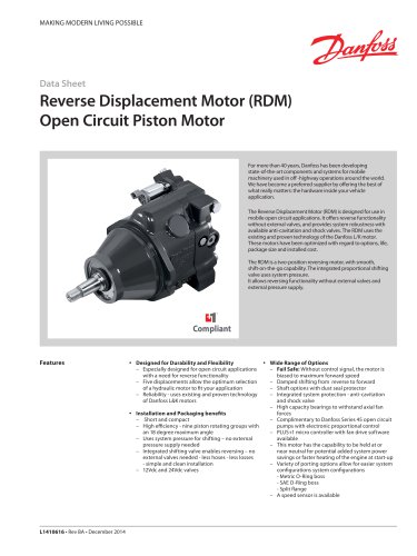 Reverse Displacement Motor (RDM)