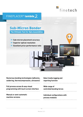 Product Flyer FINEPLACER® lambda 2