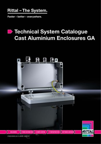 Technical System Catalogue Cast Aluminium Enclosures GA