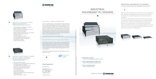 INDUSTRIAL RACKMOUNT PC/SERVERS