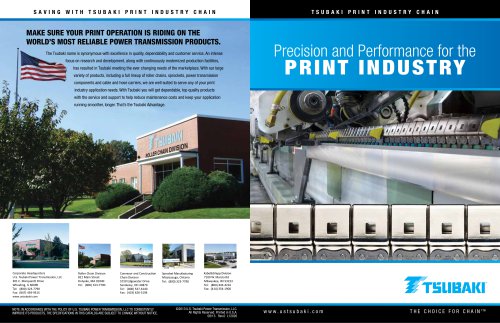 Precision and Performance for the Printing Industry