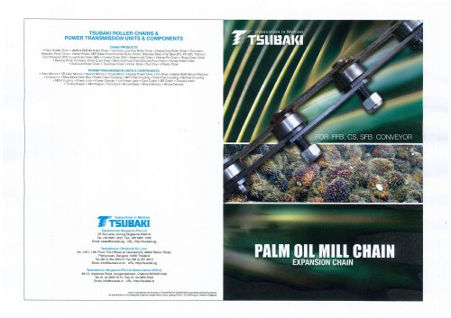 Tsubaki Palm Oil Mill Chain