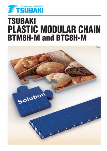 Tsubaki Plastic Modular Chain BTM8H-M & BTC8H-M Type