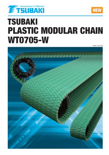 Tsubaki Plastic Modular Chain WT0705-W