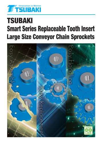 Tsubaki Smart Series Replaceable Tooth Insert Large Size Conveyor Chain Sprockets