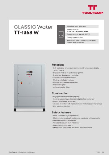 CLASSIC Water TT-1368 W 96 kW