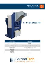 TWO SHAFT-SHREDDER-F 10HP-RI SERIES-SATRINDTECH SRL