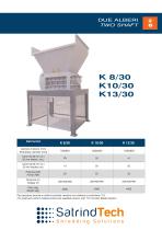 TWO SHAFT-SHREDDER-K 30HP SERIES-SATRINDTECH SRL