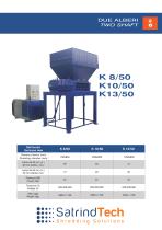 TWO SHAFT-SHREDDER-K 50HP SERIES-SATRINDTECH SRL