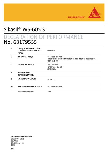Sikasil® WS-605 S