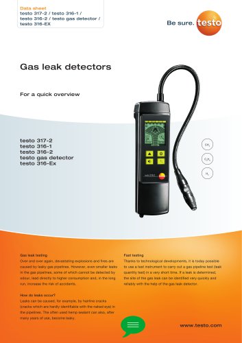 Gas leak detectors