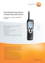 Humidity/temperature measuring instrument - testo 625