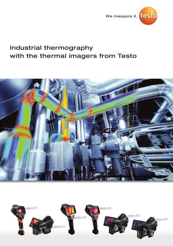 Industrial thermography with the thermal imagers from Testo