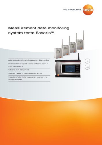 Measurement data monitoring system testo Saveris™