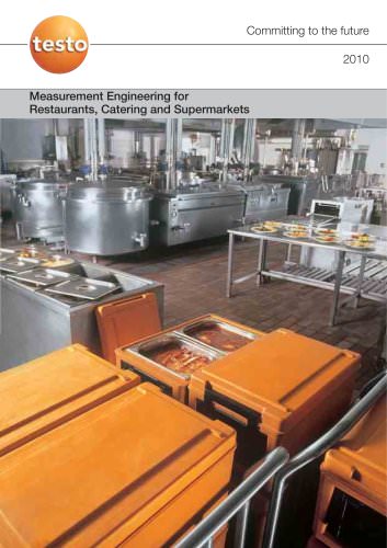Measurement Engineering for Restaurants, Catering and Supermarkets