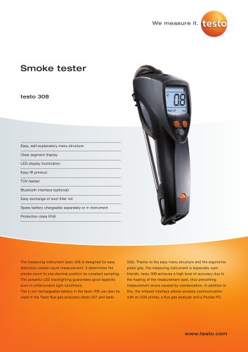 Smoke tester- testo 308