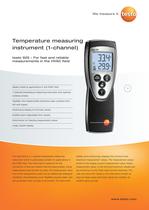 Temperature measuring instrument (1-channel) - testo 925