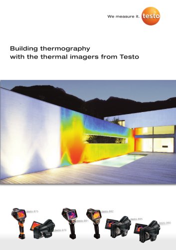 Testo thermal imagers in building thermography