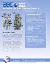 Accumeter® Continuous-Loss-In-Weight Blender